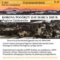 Korona Pogórzy na Liwoczu i Brzance - Pogórze Ciężkowickie 13, 14, 15 marca 2015 r.